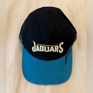 Jacksonville Jaguars NFL Hat Black Teal Adjustable Strapback Football Cap